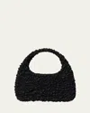Loeffler Randall Smocked Fabric Shoulder Bag In Black