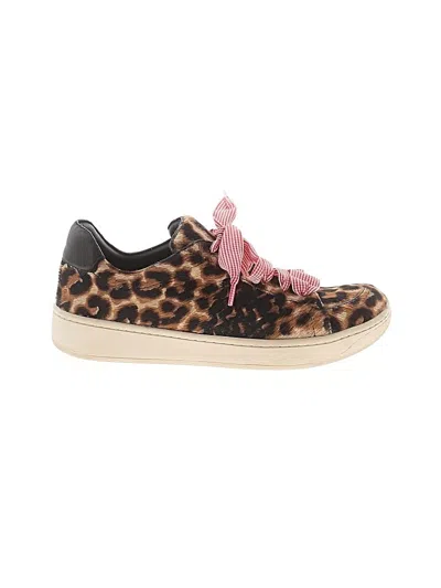 Pre-owned Loeffler Randall Sneakers In Brown