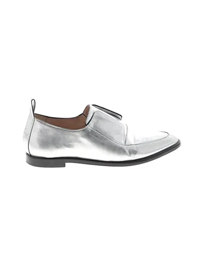 Pre-owned Loeffler Randall Sneakers In Silver
