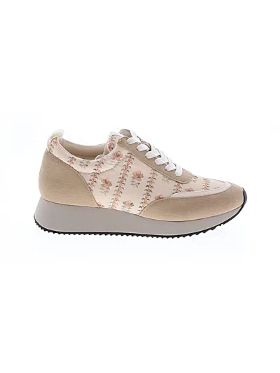Pre-owned Loeffler Randall Sneakers In Tan