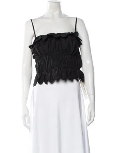 Pre-owned Loeffler Randall Square Neckline Sleeveless Crop Top W/ Tags In Multi