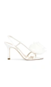 Loeffler Randall Steph Flower Heeled Sandal In Neutral