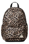 Loeffler Randall Stevie Nylon Backpack In Animal Print
