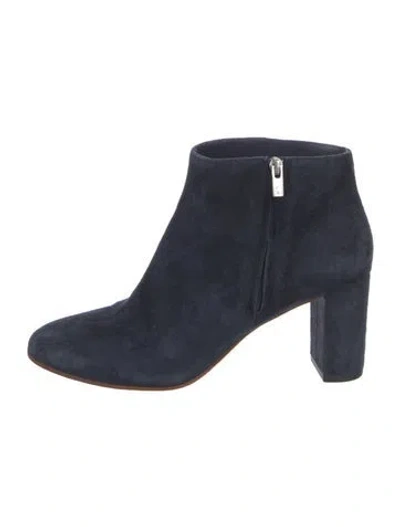 Pre-owned Loeffler Randall Suede Boots In Blue