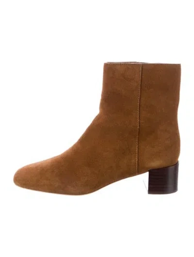 Pre-owned Loeffler Randall Suede Boots In Brown