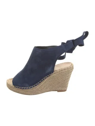 Pre-owned Loeffler Randall Suede Espadrilles In Blue