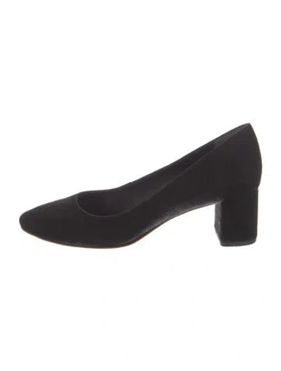 Pre-owned Loeffler Randall Suede Pumps In Black