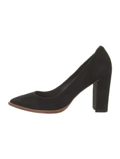 Pre-owned Loeffler Randall Suede Pumps In Black