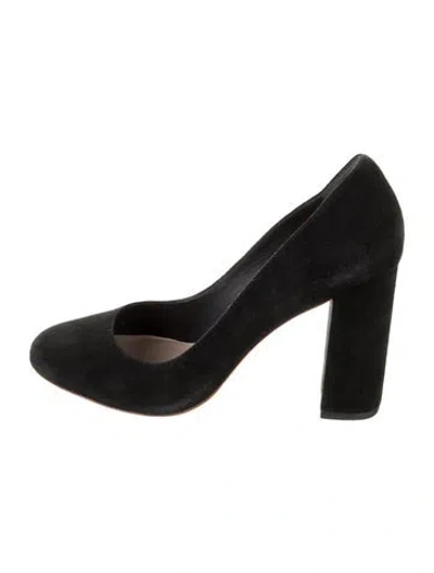 Pre-owned Loeffler Randall Suede Pumps In Black
