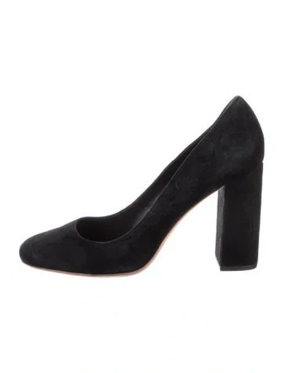Pre-owned Loeffler Randall Suede Pumps In Black