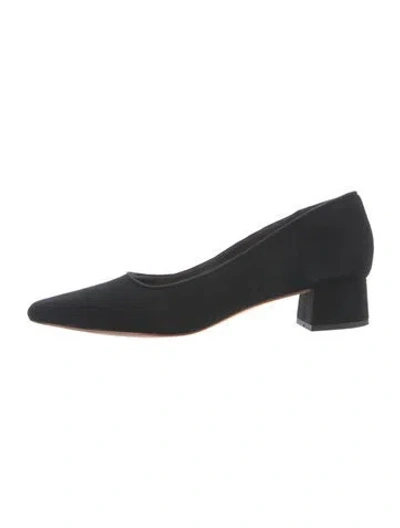 Pre-owned Loeffler Randall Suede Pumps In Black