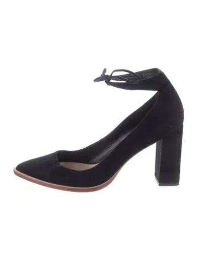 Pre-owned Loeffler Randall Suede Pumps In Blue