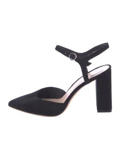 Pre-owned Loeffler Randall Suede Pumps In Blue