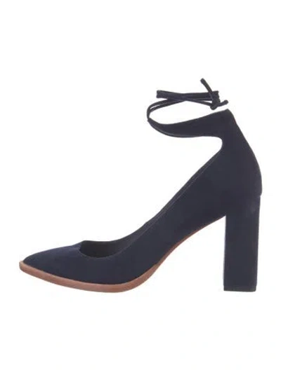 Pre-owned Loeffler Randall Suede Pumps In Blue