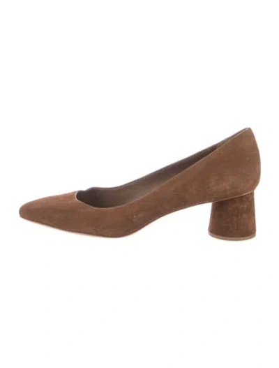 Pre-owned Loeffler Randall Suede Pumps In Brown