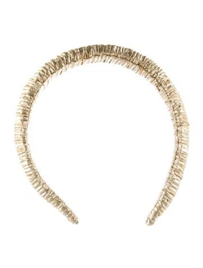 Pre-owned Loeffler Randall Synthetic-blend Pleated Headband