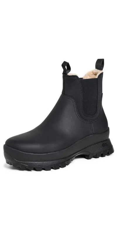 Loeffler Randall Tara Weather Boots Black/cream