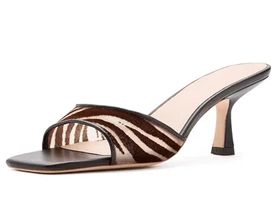 Loeffler Randall Tavia Mesh Mid Heel In Brown