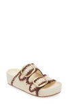 Loeffler Randall Theo Platform Slide Sandal In Neutral