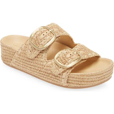 Loeffler Randall Theo Raffia Sandals In Natural