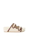 Loeffler Randall Theo Platform Slide Sandal In Cream