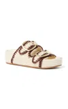 Loeffler Randall Theo Platform Slide Sandal In Neutral