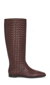 Loeffler Randall Tilly Riding Boots Espresso In Brown