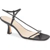 Loeffler Randall Triana Embellished Leather Sandals In Black