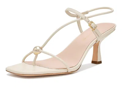 Loeffler Randall Triana Strappy Mid-heel Sandal W/ball In Neutral
