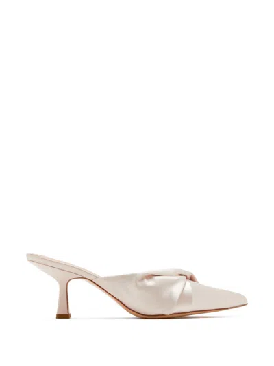 Loeffler Randall Tyla Knotted Mules In Pink