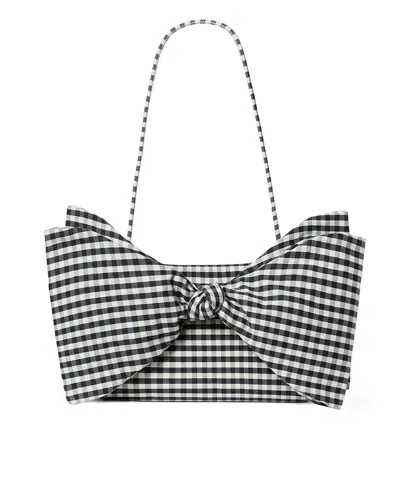Loeffler Randall Valerie Bow Clutch In Black
