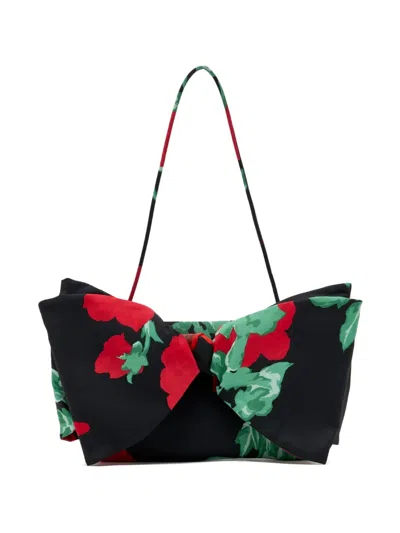 Loeffler Randall Valerie Floral-print Bow-detail Shoulder Bag In Multi