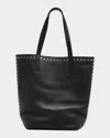 Loeffler Randall Walker Studded Leather Tote Bag In Black