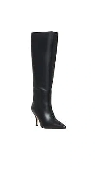 Pre-owned Loeffler Randall Whitney Tall Leather Boots For Women - Size 6 In Black