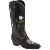 Loeffler Randall Wilder Western Boot In Black