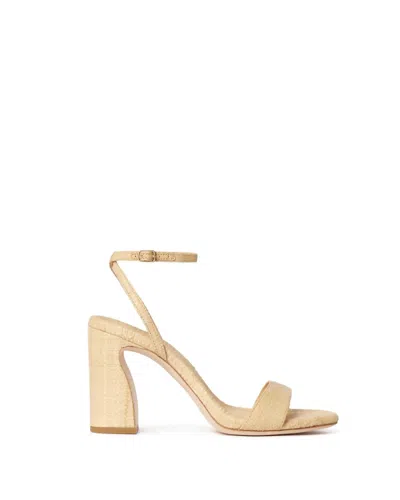 Loeffler Randall Woman's Malia Simple Heeled In Natural In White