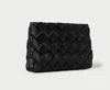 Loeffler Randall Women's Aviva Woven Puff Clutch In Black In Black