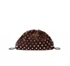 Loeffler Randall Women's Bailey Dome Clutch In Espresso/silver