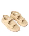 Loeffler Randall Two Band Platform Sandals In Nude