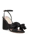 Loeffler Randall Women's Camellia Bow High Heel Sandals In Black