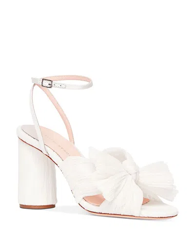 LOEFFLER RANDALL WOMEN'S CAMELLIA BOW HIGH HEEL SANDALS,CAMELLIA-PLFV