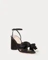 Loeffler Randall Women's Camellia Pleated Bow Heel In Black In Black