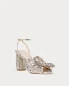 Loeffler Randall Camellia Knotted Sandal In White