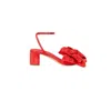 Loeffler Randall Women's Carmen Bow Sandal In Red Moiré