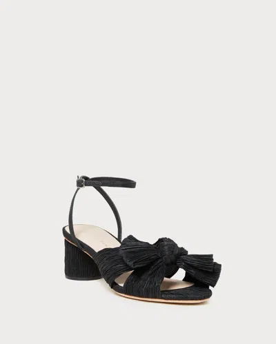 Loeffler Randall Women's Dahlia Pleated Knot Mule In Black