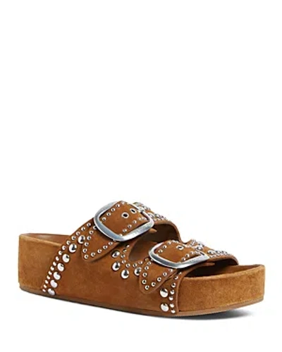 Loeffler Randall Women's Jack Studded Flat Sandals In Casil