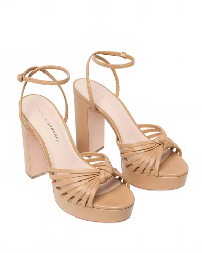 Loeffler Randall Women's Knot Platform Sandal In Dune In Brown