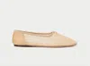 Loeffler Randall Women's Landon Soft Ballet Flat Shoes In Natural In White