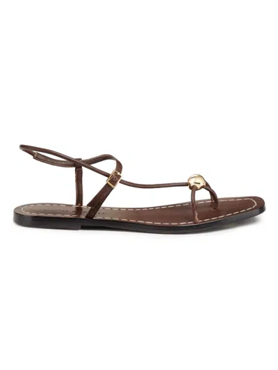 Loeffler Randall Women's Lara Strappy Flat Sandals In Brown