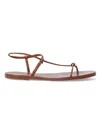 Loeffler Randall Women's Lara Strappy Flat Sandals In Brown